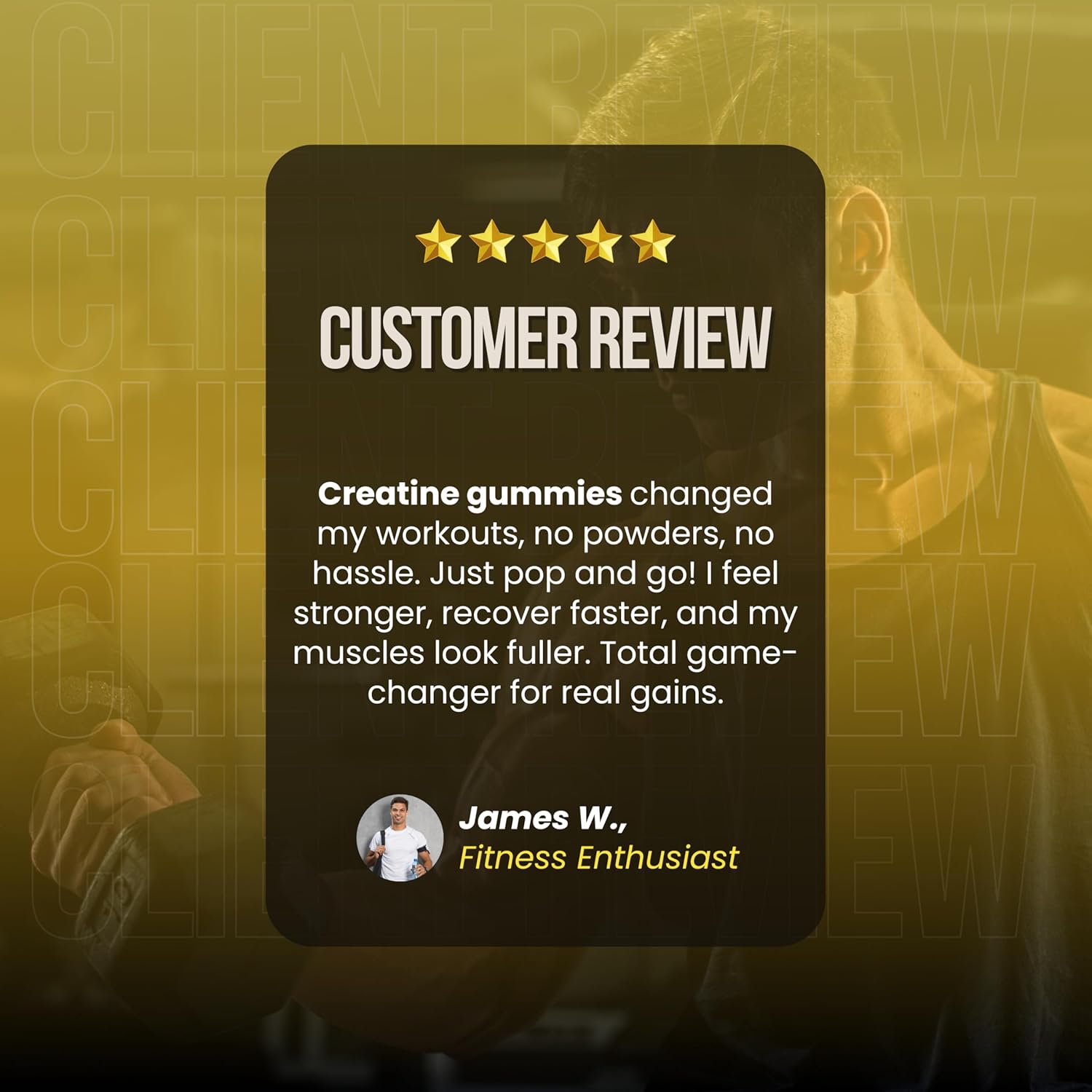 Creatine Monohydrate Gummies (Mango) - Image 7